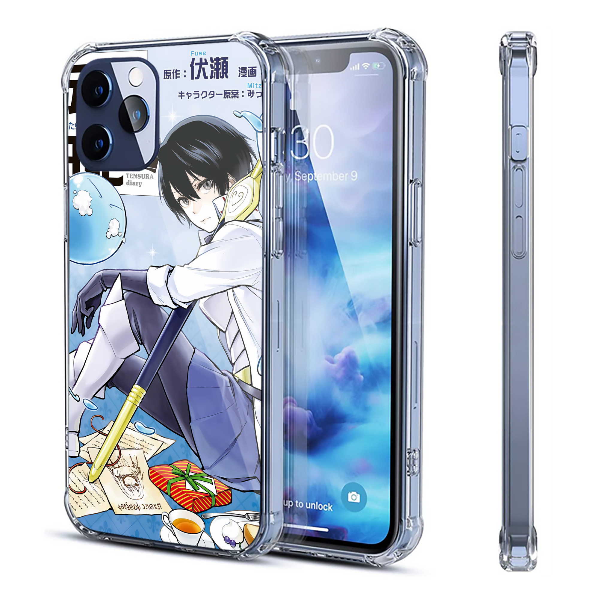 （画像用） 転スラ Regarding Reincarnated to Slime 【iPhone 12シリーズ対応】透明スマホケース（クリアソフトケース）